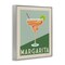 Stupell Industries Retro Swirled Margarita Framed Giclee Wall Art Design by Danhui Nai